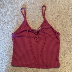 Pink Charlotte Russe tank top